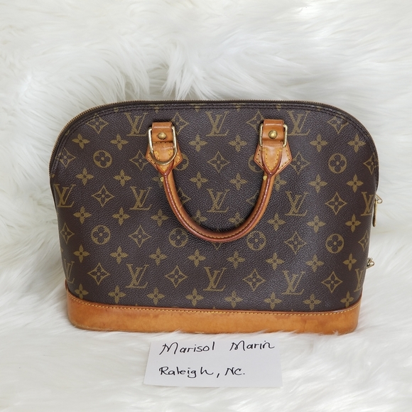 Louis Vuitton Alma MM canvas dome bag monogramm vintage - Picture 1 of 5